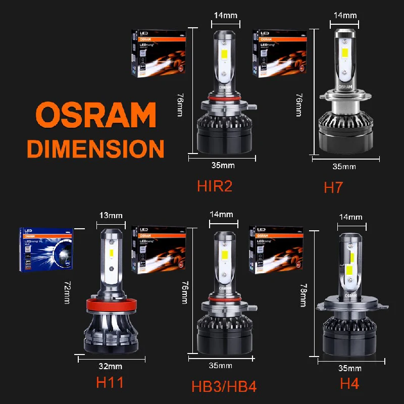 Лампа Ксеноновая OSRAM лампада H1 H4 H7 светодиодный Автомобильный расклинивающий