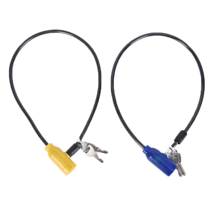 8x640 мм Противоугонный кабель для велосипеда и скутера защитный замок с 2