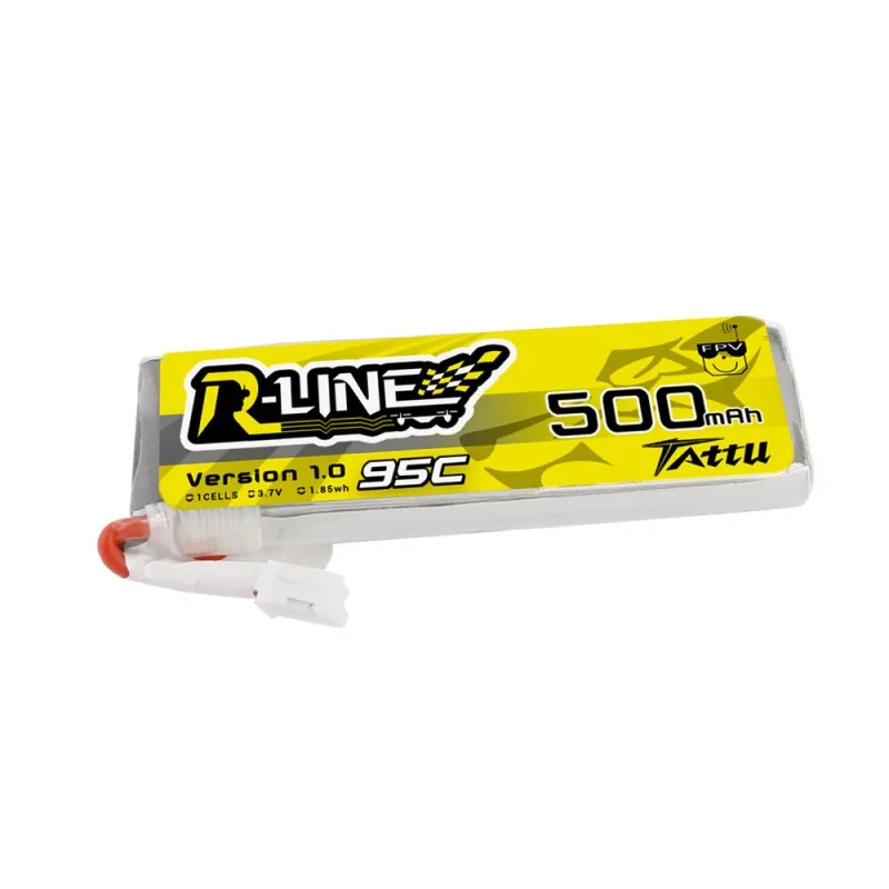 Татту 1S1P Lipo Батарея 3 7 V 500 мА/ч 95C Перезаряжаемые батареи с пакет JST-PHR штекер для