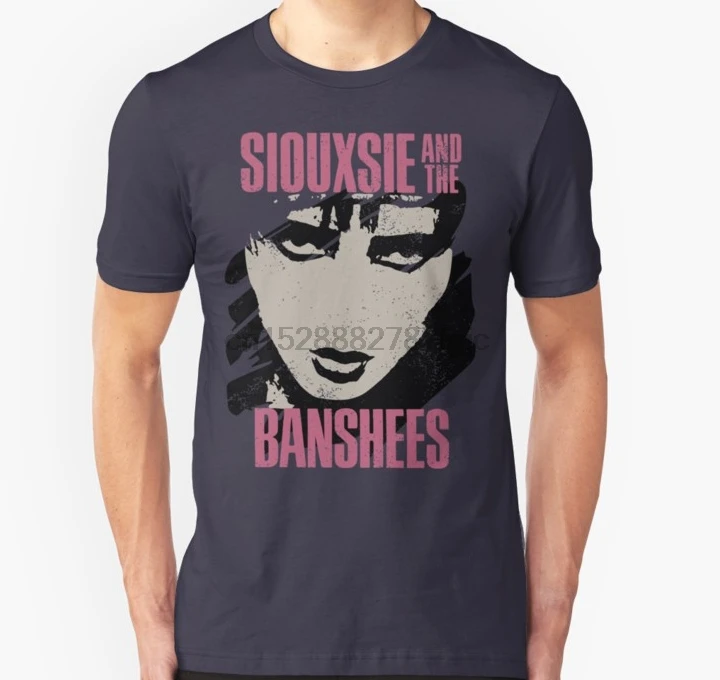 Мужская футболка Siouxsie and the Banshees Band Distressed 80s панк ретро Sioux Выцветшая Винтажная