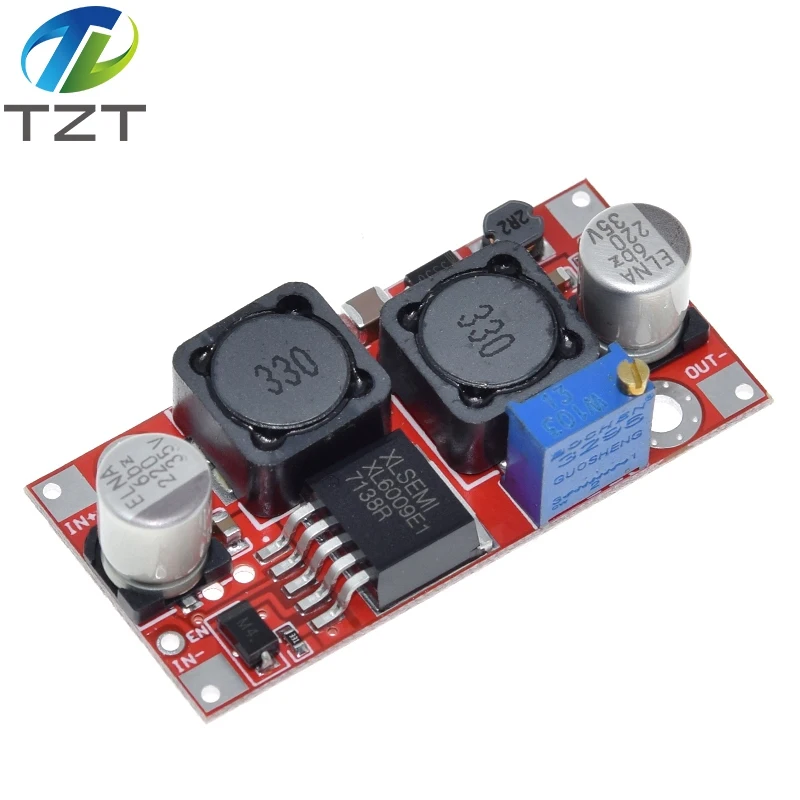 Boost бак DC регулируемый шаг вверх вниз конвертер XL6009 Питание модуль 20 Вт