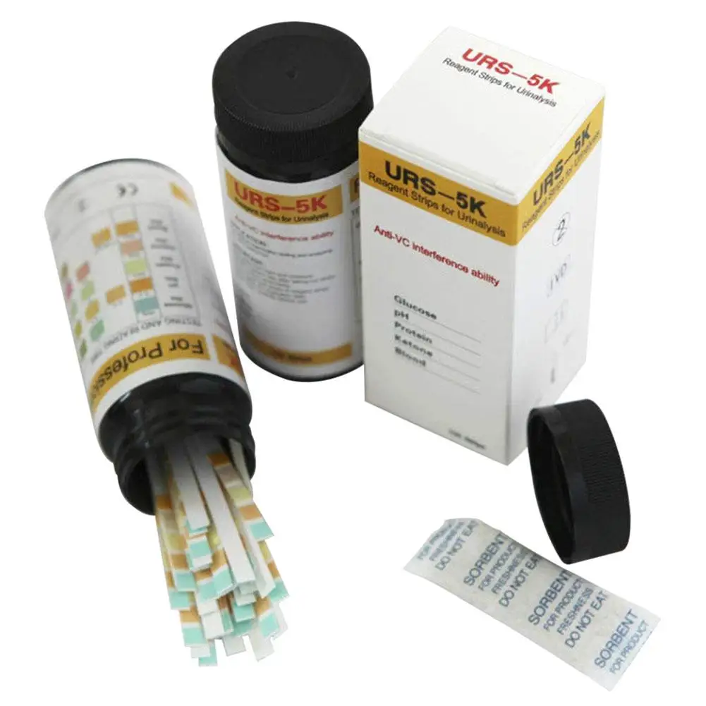 100 шт./кордер. Φ тест-полоски для моче глюкоза в PH протеин кетон реагент крови