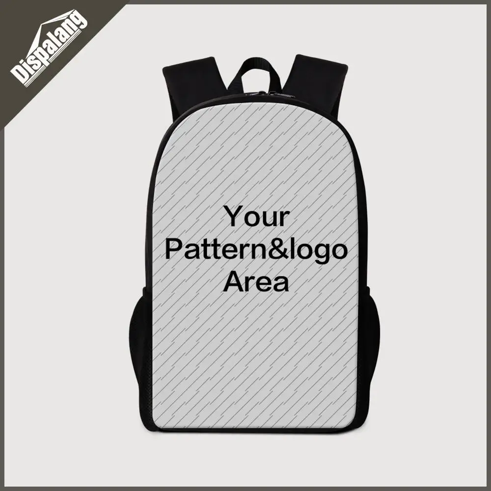 Custom Backpack Dispalang, индивидуальный дизайн, школьные сумки, 16 дюймов, женский рюкзак, африканская девочка, принт, школьный рюкзак для девочек-подростков, рюкзак - Цвет: Custom Backpack