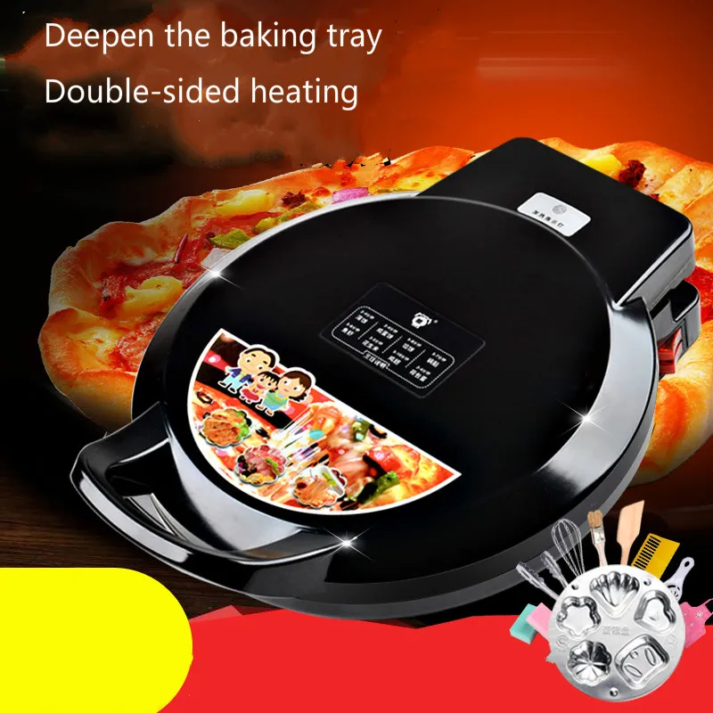 Electric baking pan household double-sided heating pancake machine automatically cuts off the power to deepen | Бытовая техника