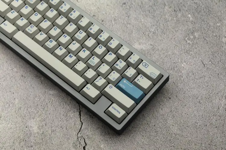 Keebox Shenpo винтажные Серые Синие PBT красящие клавиши SUB колпачки вишневого профиля