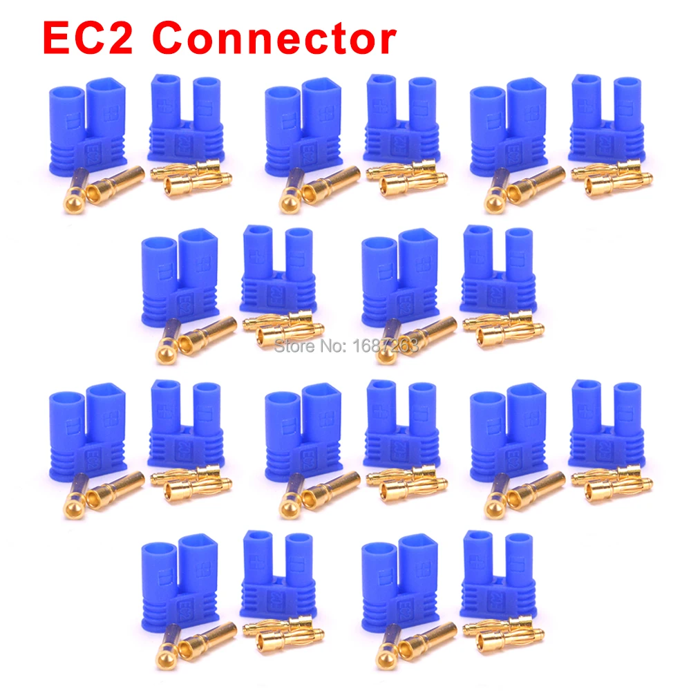 10 пар XT30 XT30U XT60 XT60H XT90 EC2 EC3 EC5 T разъем батареи набор мужской женский Позолоченный разъем типа "банан" для RC частей