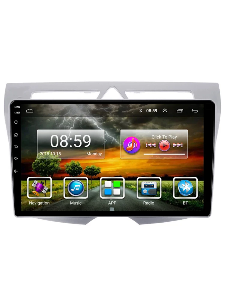 

9" octa core 1280*720 QLED screen Android 10 Car GPS video player Navigation for Kia PICANTO Morning 2004-2010
