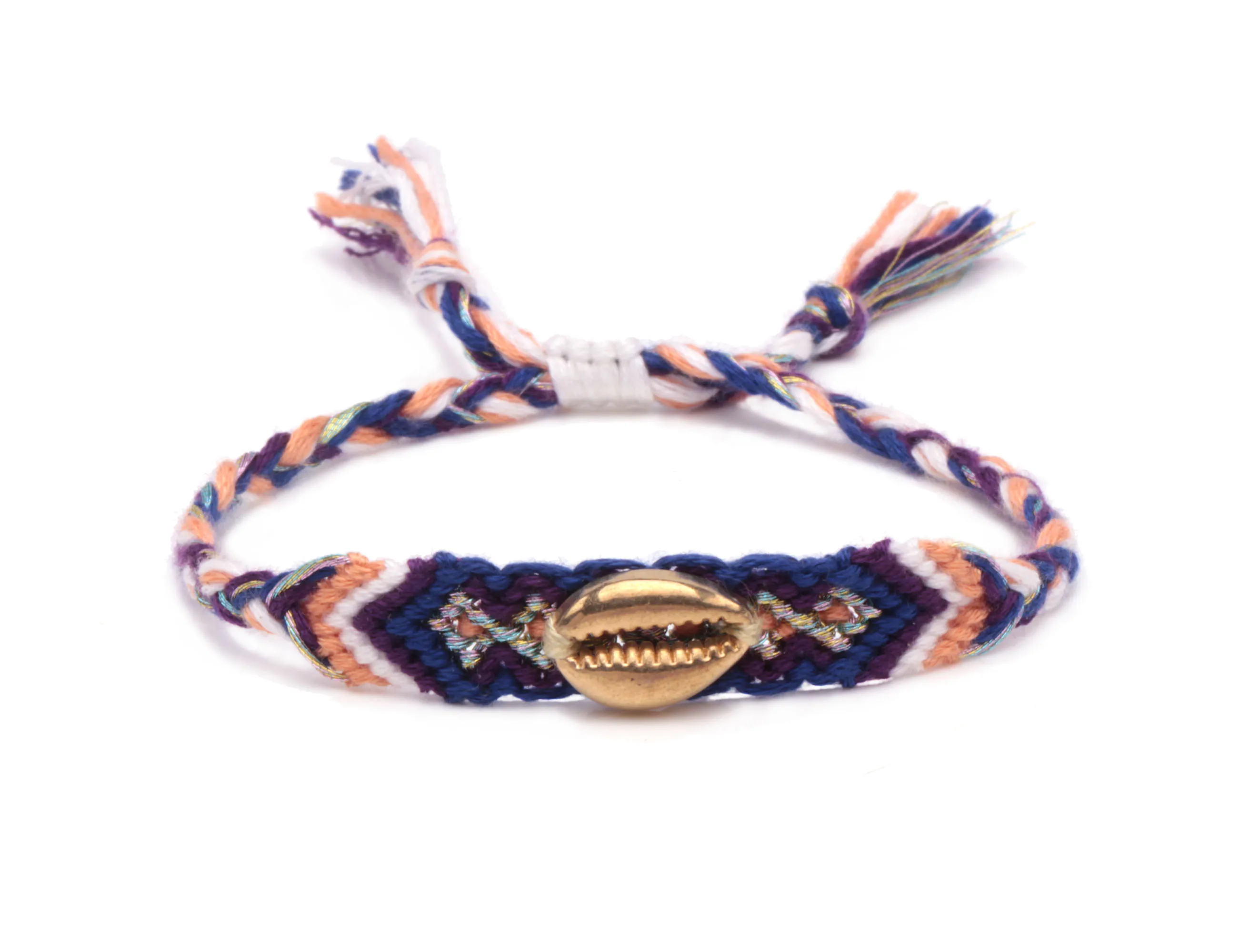 Женский и мужской короткий плетеный браслет в стиле бохо разноцветный мягкий