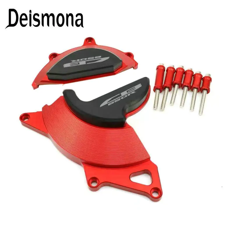 

For HONDA CB650R 2019 2020 2021 Motorcycle Engine Case Stator Clutch Cover Guards Crash Pad Frame Sliders Protector CB 650R