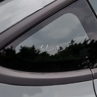 2021 elon musk signature car sticker for tesla model s 3 x y accessories creative auto stickers model3 automobile decals