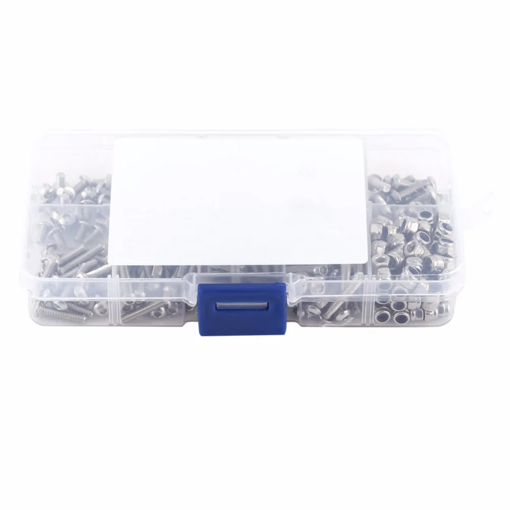 Болты и гайки M3 винты с шестигранной головкой из нержавеющей стали SS304 на кнопках