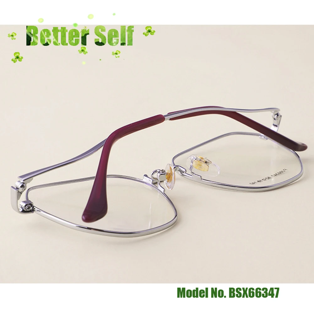 Женские круглые очки в Корейском стиле BSX66347 европейском металлические с линзами