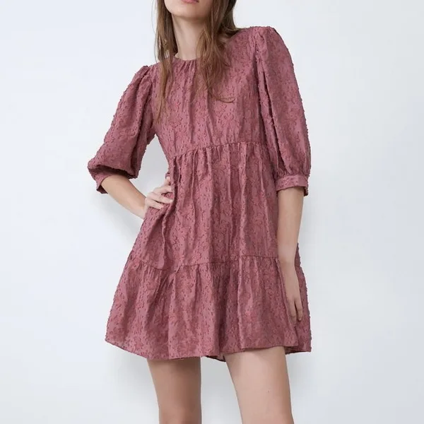 Весеннее женское платье 2020 новые модные платья выше колена с коротким рукавом