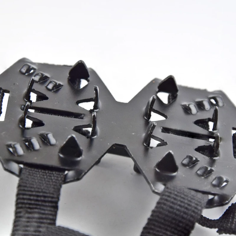 24 зубца универсальная обувь для снега со льдом зажимы скобы зимняя Альпинизм