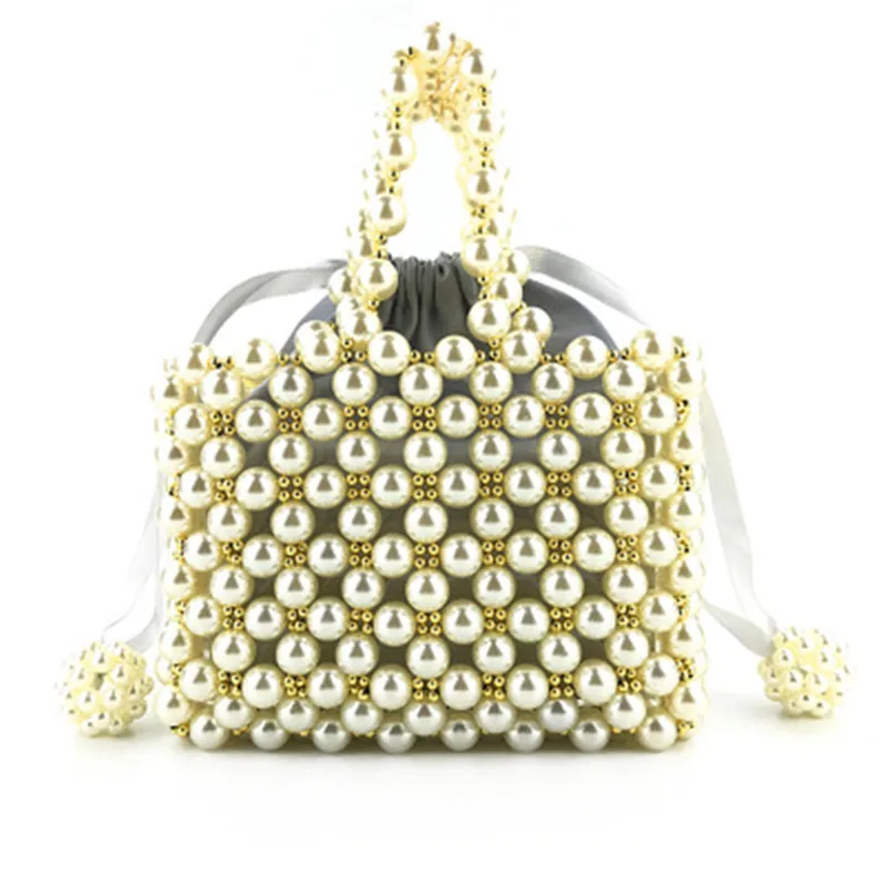 

New Arrival Bag For Women New Pearls Handbag Square Handbag Evening Bag
