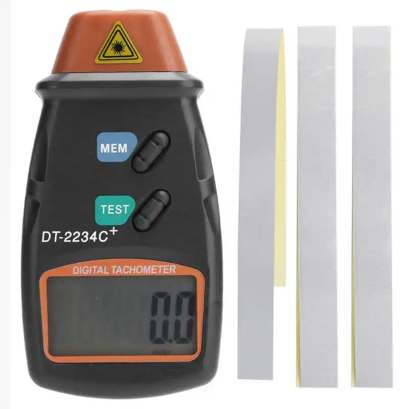 LCD Digital Tachometer Non Contact Laser Photo Speedometer 2.5‑ 99999RPM Detecting Gauge | Инструменты