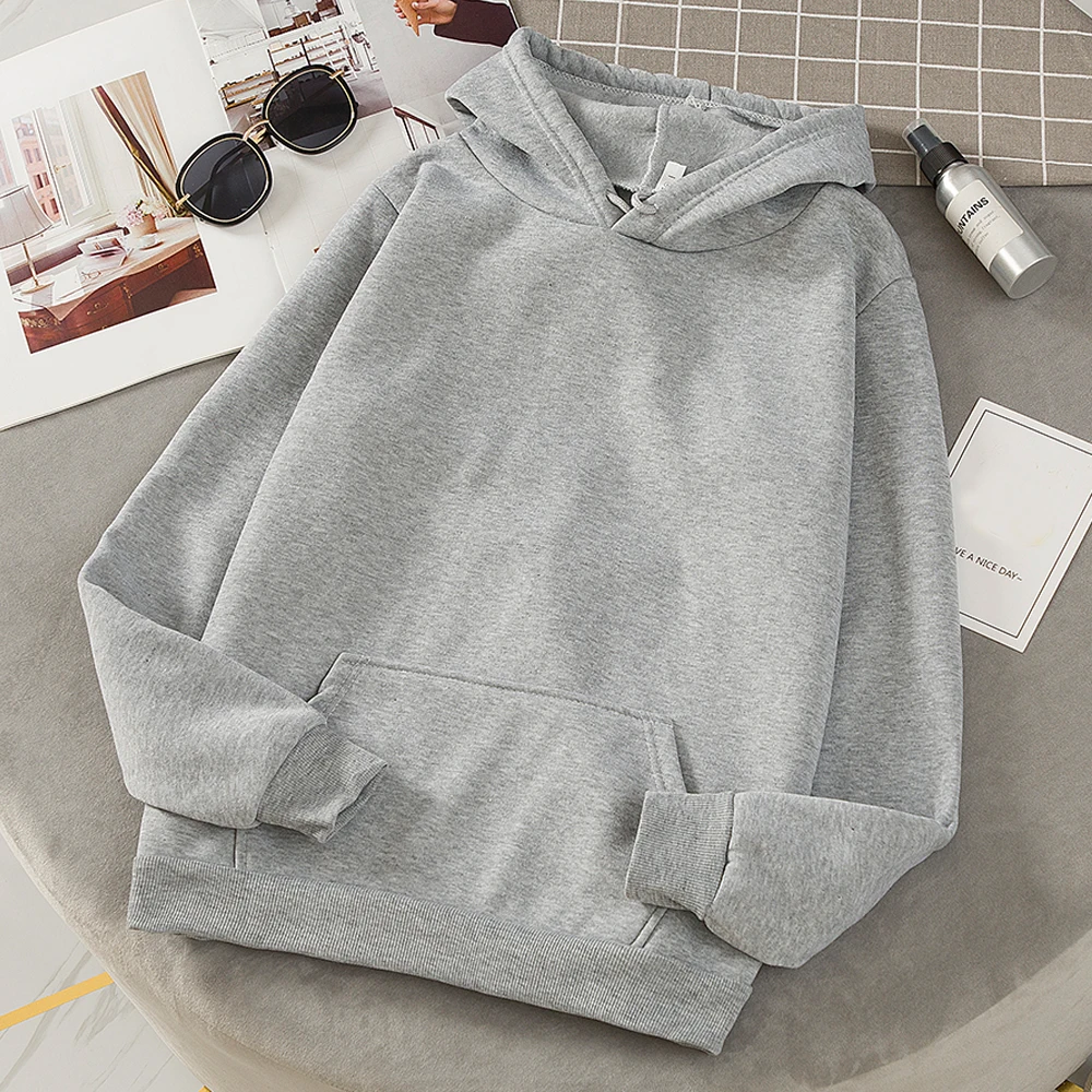 Oversized Hooded Sweatshirts Women Black Hoodie Women's Sweatshirt Hoodies Ladies Long Sleeve Casual Warm Pullover Clothes