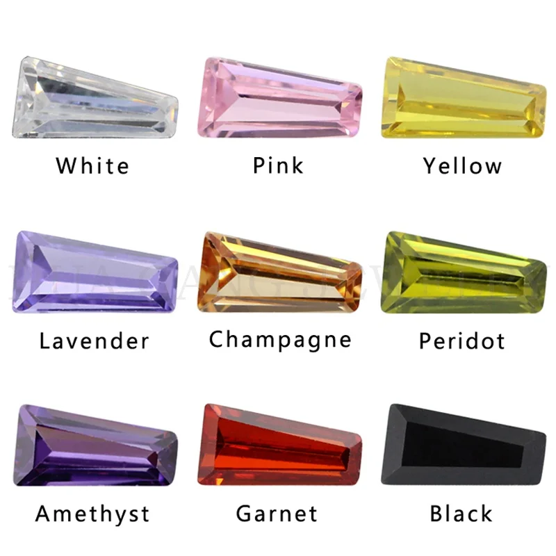 

50 шт./партия, синтетические камни в форме лестницы, 2X1,25x8x4x2 мм