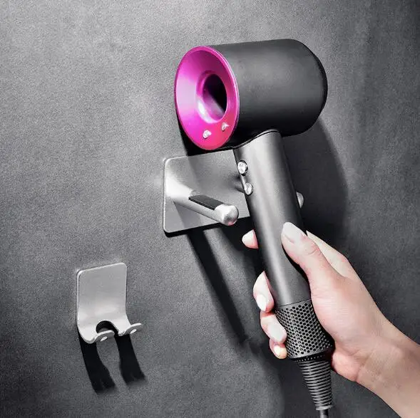 Держатель для фена вешалка волос органайзер ванной комнаты клейкий настенный