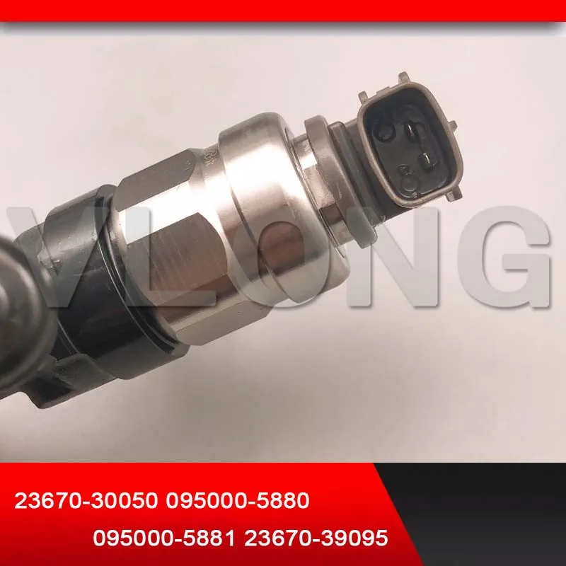 Подлинный новый COMMON RAIL дизельный инжектор для DE-NSO TOYOTA 2KD-FTV HIACE TURBO 23670-30050 095000-5880