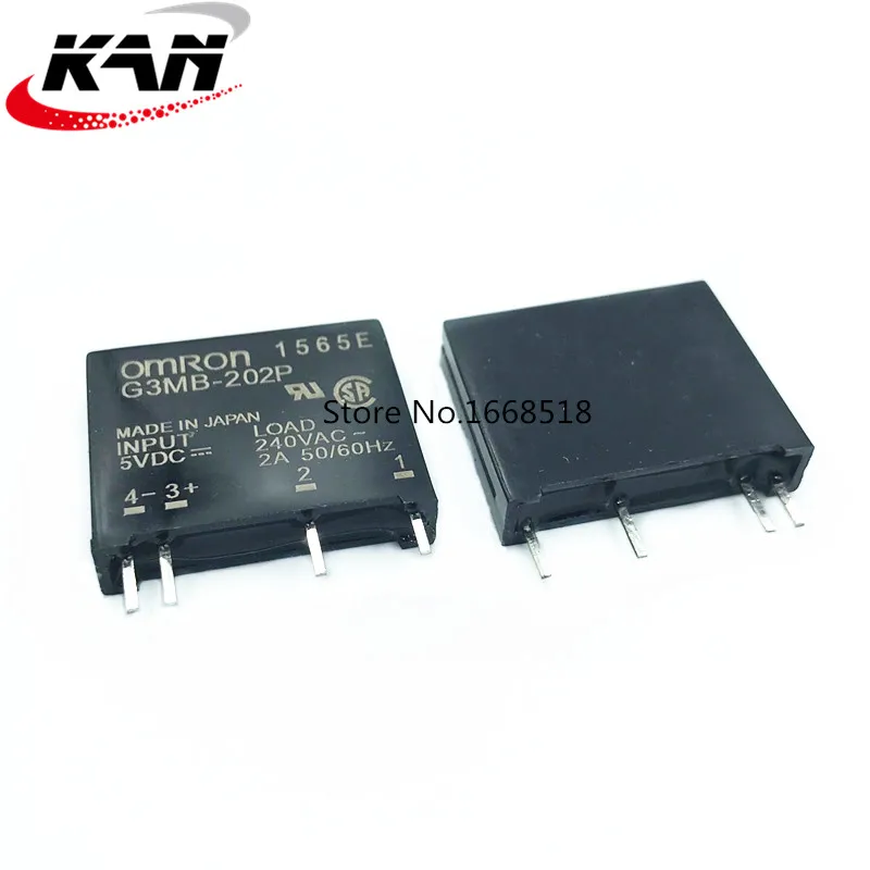 10pcs New original solid state relay G3MB-202P-5VDC G3MB-202P-12VDC 3MB-202P DC-AC PCB SSR In 5VDC 12VDC Out 240V AC 2A | Обустройство