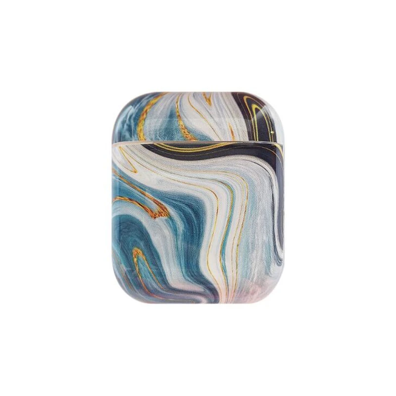 

1pc Earphone Case For Airpods 2 Case Luxury Marble Hard Headphone Case Waterproof Sleeve Cover
