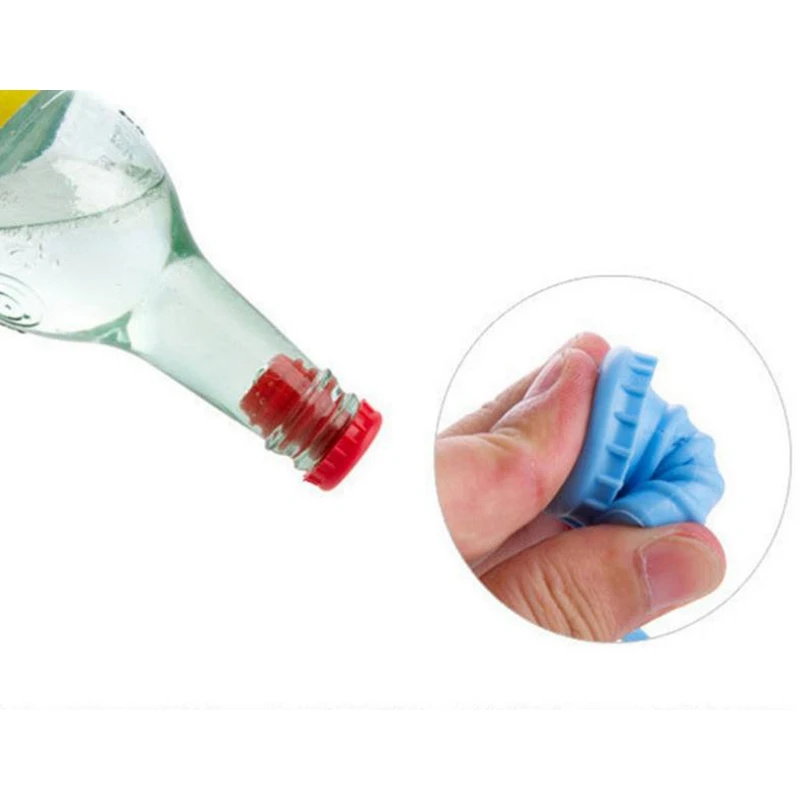 Анти-потеря силиконовой бутылки Пробка висячая кнопка красное вино пивной