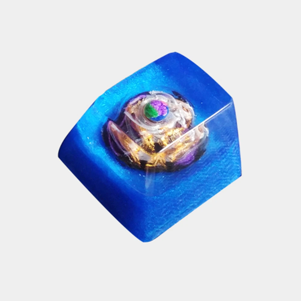 Pandora Planet смоляная Крышка для ключа с подсветкой для Cherry Mx механическая клавиатура ручной работы Fuji Mount Sky светящаяся крышка DIY клавиатура - Цвет: Keycap 1