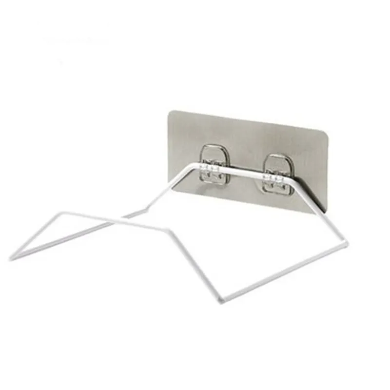 1 шт. настенный Железный крючок прочная наклейка вешалка для ванны умывальника