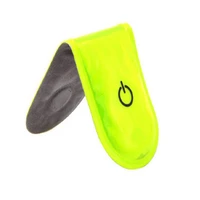 hot ad outdoor sports led safety light reflective magnetic clip on strobe running walking bike cycling