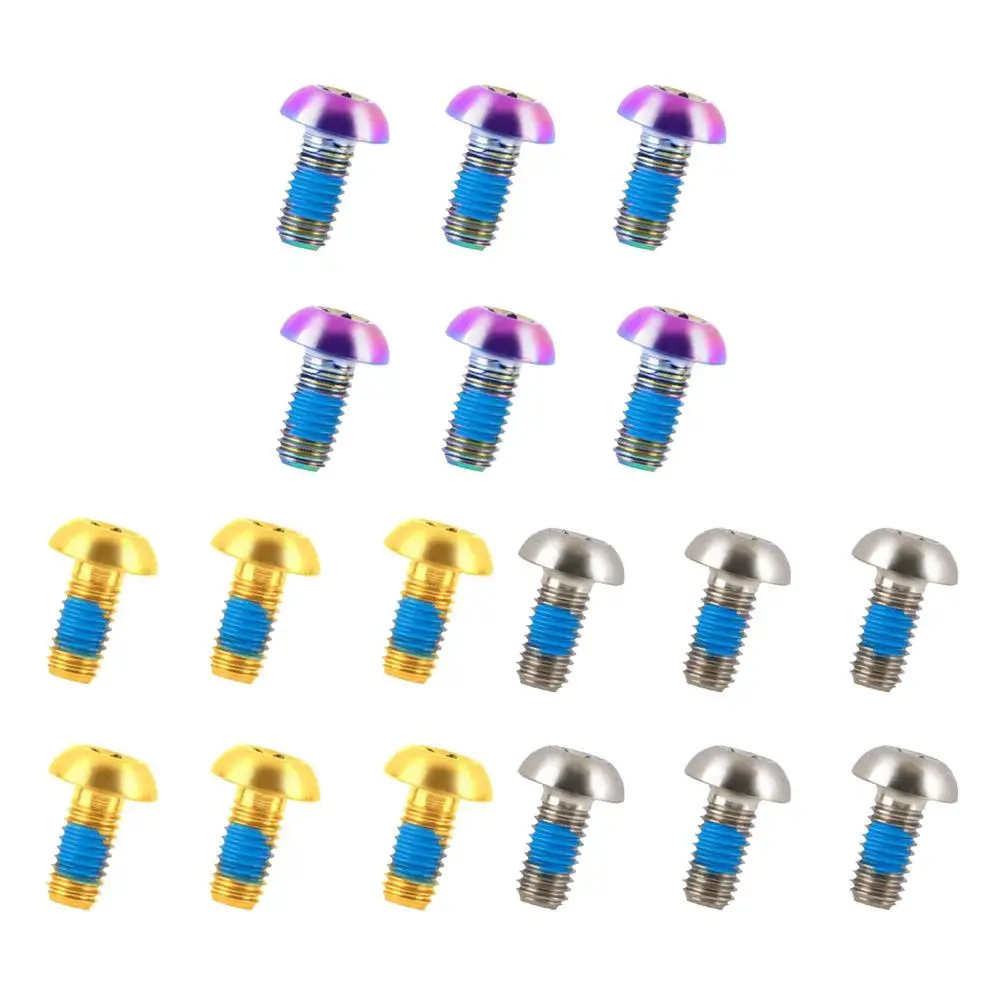 

Винты T25 для тормозного ротора 6 шт./компл., прочные винты из сплава, Аксессуары для велосипеда на открытом воздухе для фиксации тормозного ди...