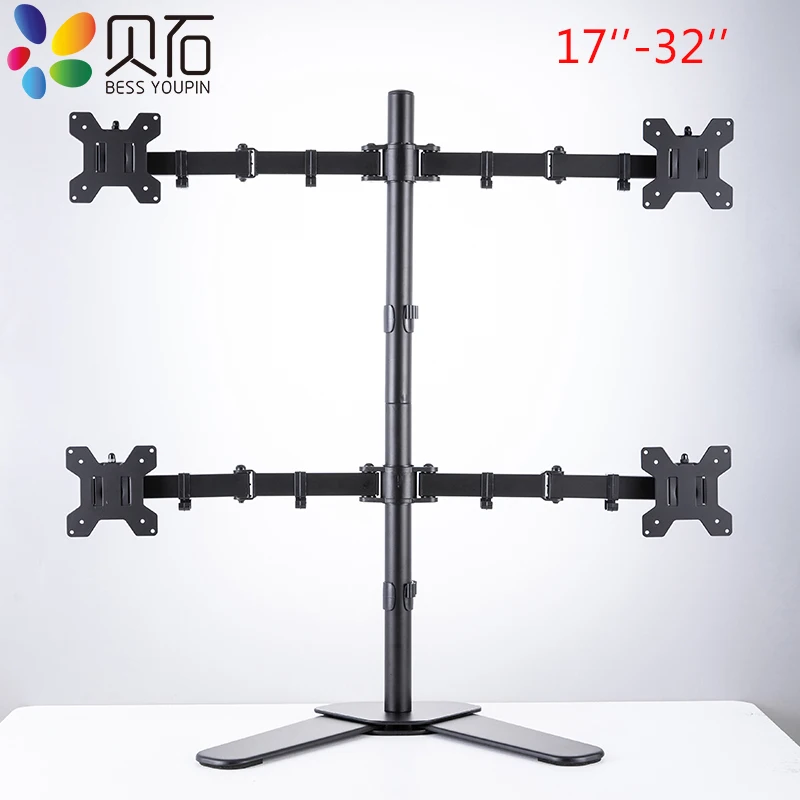 Эргономичный кронштейн BEISHI для компьютера поворот экрана 17 32 дюйма четыре руки