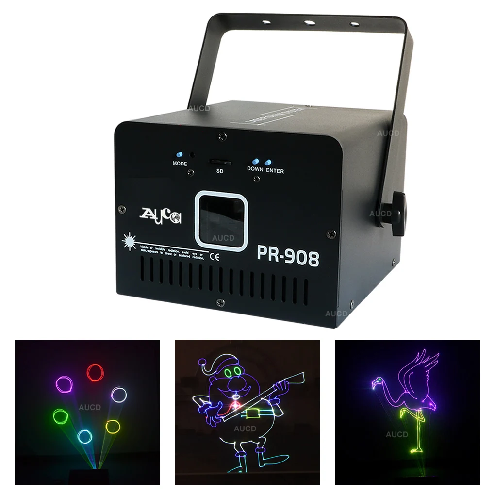 500 МВт RGB DMX звуковая активация лазер ILD TF карта программа просканирование