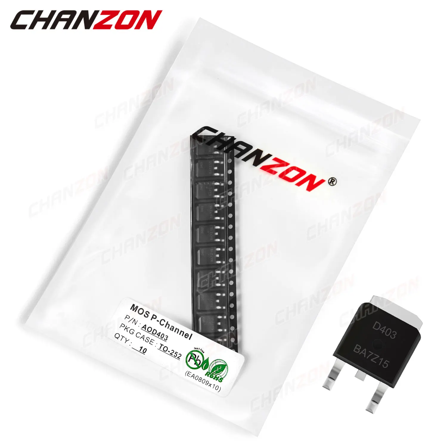 

Биполярный Соединительный транзистор AOD403 TO-252 P-канальный SMD, Mosfet, BJT, SIC Mos, Fets, триодная трубка, интегральные схемы SMT, 10 шт.