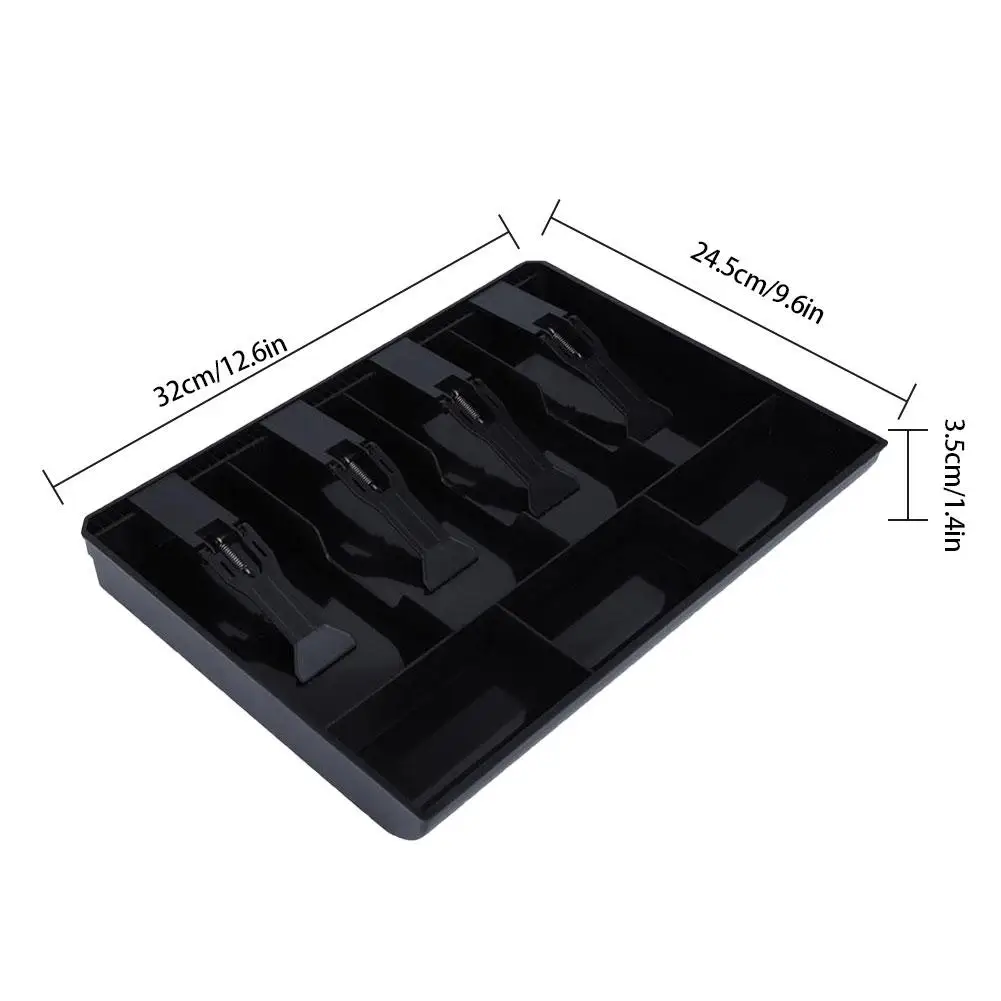 Money Cash Register Insert Tray Replacement Storage Box 32.2x24.5x3.5CM | Дом и сад
