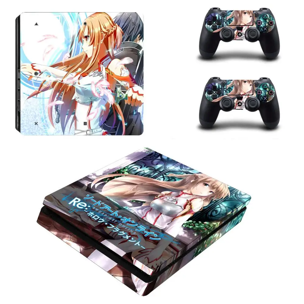 Sword Art Online SAO PS4 тонкая наклейка Play station 4 для PlayStation консоли и контроллера|Наклейки| |