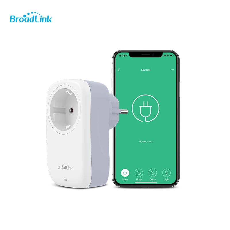 Умный дом Domotica Broadlink SP4L ЕС таймер Wi Fi розетка питания для Ios Mi Alexa Echo Google Home IFTTT