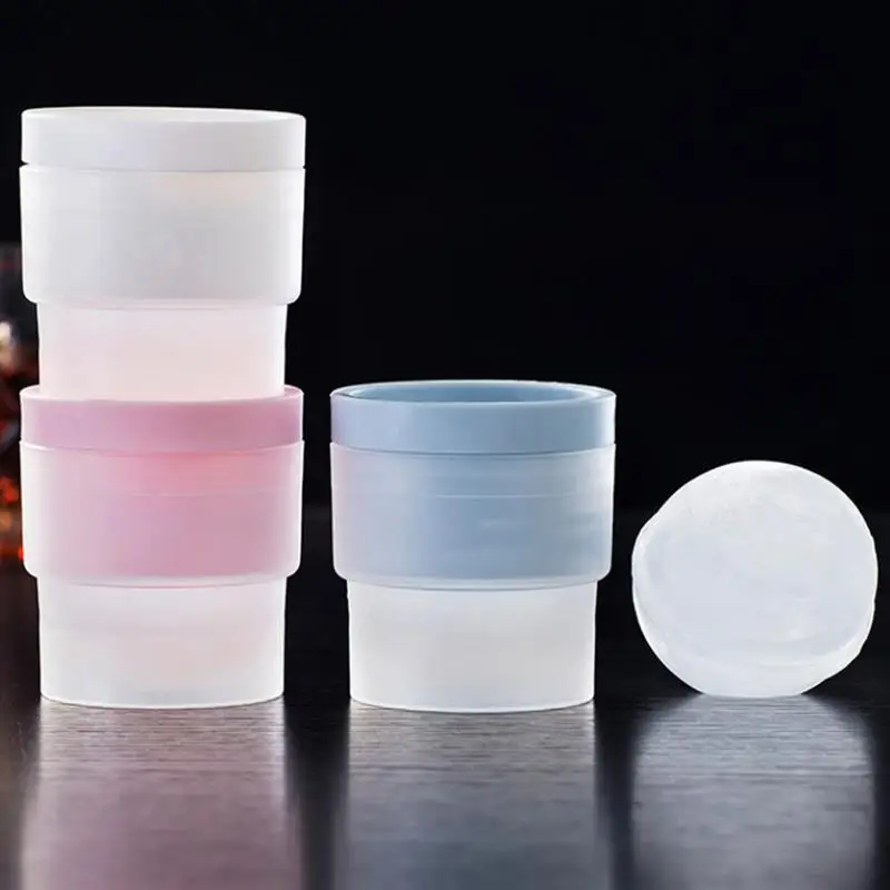 

Силиконовая форма для кубиков льда, кухонная Штабелируемая медленно таяющая форма для самостоятельного приготовления шариков льда, кругла...