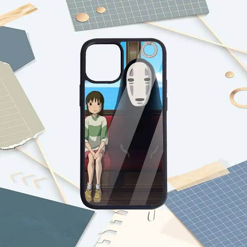 

sprited away Anime Phone Case PC for iPhone 11 12 pro XS MAX 8 7 6 6S Plus X 5S SE 2020 XR Luxury brand shell funda