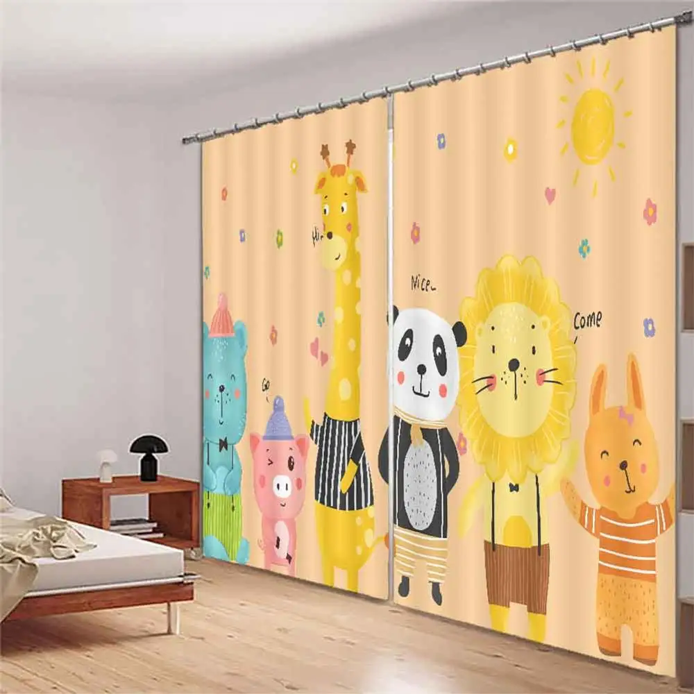 

Customize 3D Curtain Home Decor Living Bedroom Curtains 3D Stereoscopic Curtains New Design Photo Curtains 3D