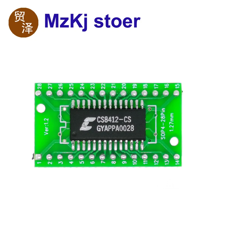 1 шт. флэш-память CS8412CS CS8412 флэш-SOP28 до DIP28 | Электронные компоненты и принадлежности
