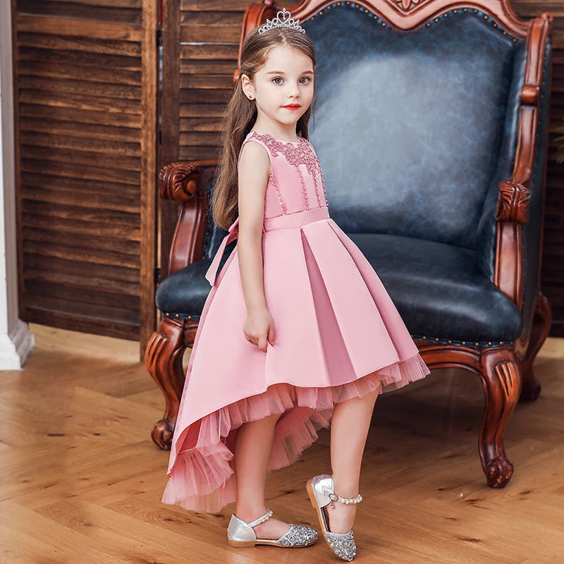 Детское платье с цветочной пачкой для девочек детвечерние праздничное свадебное