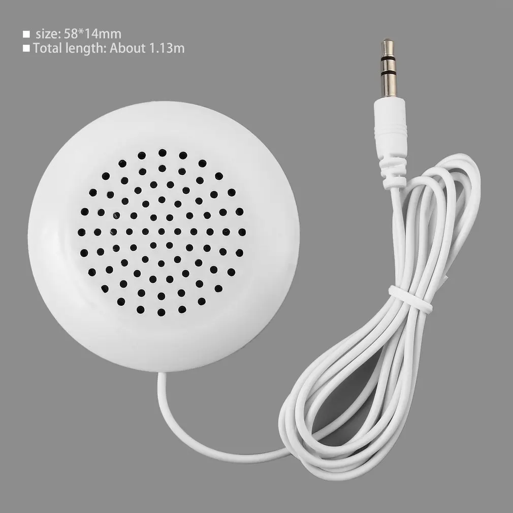 

DIY 3.5mm Mini Louder Speakers Music Pillow Stereo Speaker For MP3 Phone For iPhone Pod CD Sleeping Use