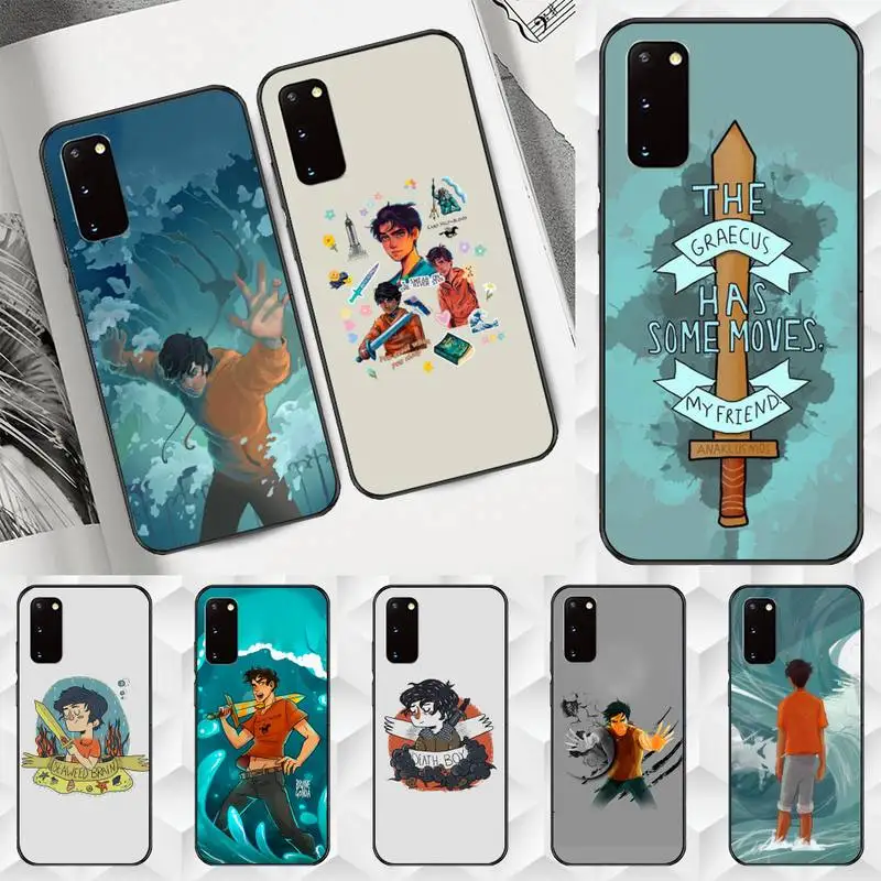 

Percy jackson Cartoon movie Phone Case TPU For Samsung S6 S7 S8 S9 S10 Plus S20 S21 S30Ultrs Fundas Cover