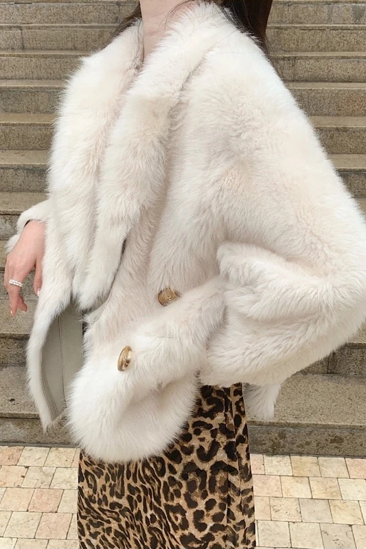 

Off-season clearance high-quality fur coat female plush Korean fashion short faux fur coat