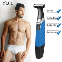cordless rechargeable beard hair trimmer electric shaver for men waterproof razor painless body clipper shaving machine face