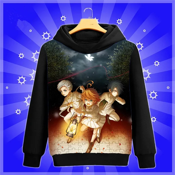 Аниме-Толстовка Manga The Promised Neverland Yakusoku no Neverland Norman cosplay Sweatshirt весна-осень мужские и женские пуловеры пальто - Цвет: 8