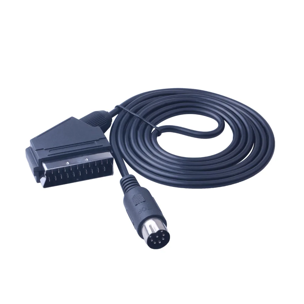Новый Сменный 1 8 м V-pin Scart кабель для Sega Megadrive Genesis Master System RGB AV кабели высокого