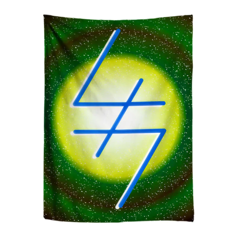 

Galaxy Light Energy Symbol Wall Tapestry Psychedelic Wall Hanging Boho Hippie Chakra Tapestries Multi-function Abstract Cloth
