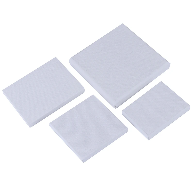 

New Blank White Mini Small Stretched Artist Canvas Art Board Acrylic Oil Paint